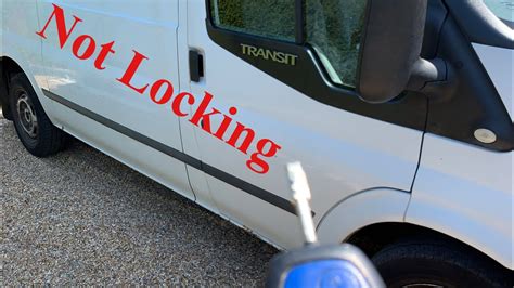 It does not cause the fault. . Ford transit custom central locking problems